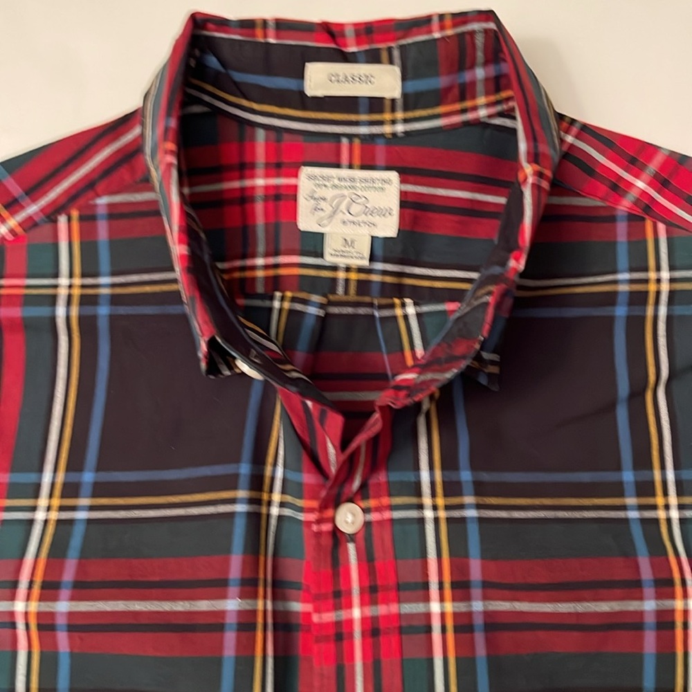 JCREW CLASSIC FIT L/S FLANNEL